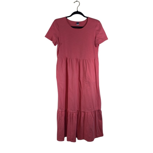 Bundle of Two Old Navy Solid Ruffle Midi Dresses Size M - Picture 4 of 9